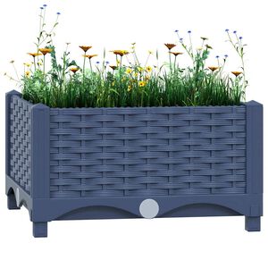 vidaXL Arriate polipropileno 40x40x23 cm