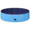 vidaXL Piscina Plegable para Perros Azul 80 x 80 x 20 cm PVC
