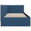 vidaXL Estructura de cama en esquina Azul 100 cm x 200 cm Terciopelo