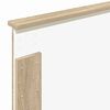 vidaXL Cabecero con cabecera Roble Sonoma 75 cm Madera contrachapada
