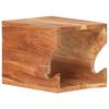 vidaXL Soporte para bicicletas de pared madera de acacia 35x25x25 cm