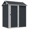 vidaXL Caseta de jard&iacute;n antracita 192x152,5x237 cm acero galvanizado