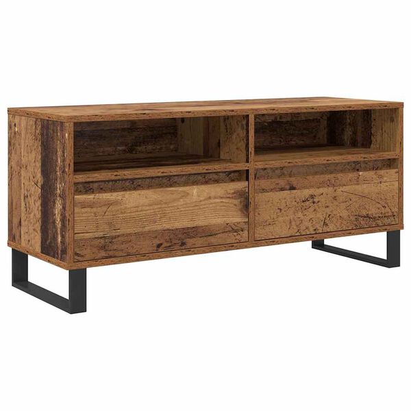 vidaXL Gabinete de TV con caj&oacute;n Madera Vieja 100 x 34,5 x 44,5 cm