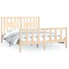 vidaXL Estructura de cama sin colch&oacute;n madera maciza de pino 160x200 cm