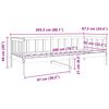 vidaXL Estructura de cama con cabecera Marr&oacute;n cera 80 x 200 cm