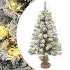 vidaXL Mini &Aacute;rbol de Navidad 45 cm 25 LED Blanco C&aacute;lido PVC