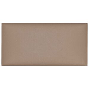 vidaXL Cabecero de Pared 12 pcs Capuchino 30 x 15 cm tela