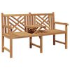 vidaXL Banco de jard&iacute;n 150 x 60 x 90 cm Madera de teca maciza