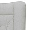 vidaXL sillón Gris Nube 63 x 67 x 94 cm Tela Sherpa