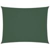 vidaXL Toldo de vela rectangular de tela oxford verde oscuro 2x3 m