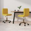 vidaXL Sillas de comedor giratorias 2 uds terciopelo amarillo mostaza