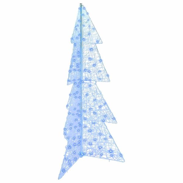 vidaXL &Aacute;rbol de Navidad con 160 LED Azul 150 cm Acr&iacute;lico