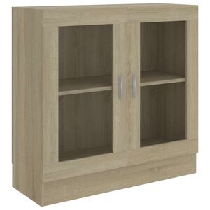 vidaXL Armario libros madera contrachapada color roble 82,5x30,5x80 cm