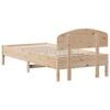 vidaXL Estructura de cama sin colch&oacute;n madera maciza de pino 90x200 cm
