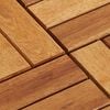 vidaXL Tile de Decking 10 pcs Marr&oacute;n 30 x 30 cm Madera de Acacia