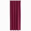 vidaXL Cortinas Opacas con Anillas 2 pcs Rojo vino 225 x 140 cm