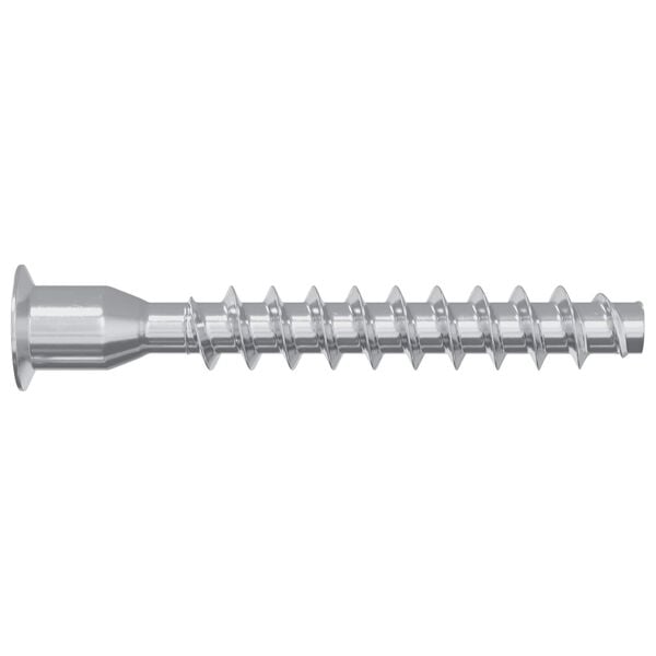 vidaXL Tornillos Confirmat 12 pcs Plateado &Oslash;7 x 50 mm Metal