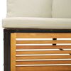 vidaXL Set de sofás de jardín con cojines 5 pzas madera maciza acacia
