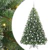 vidaXL &Aacute;rbol de Navidad artificial con 300 LED Verde 180 cm PE y PVC