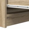 vidaXL Aparador roble Sonoma 37,5x35x76 cm madera de ingeniería