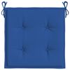 vidaXL Cojines de silla de jard&iacute;n 2 uds tela Oxford azul 40x40x4 cm