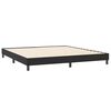vidaXL Cama box spring con colch&oacute;n y LED terciopelo negro 200x210 cm