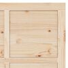 vidaXL Puerta Corredera Marr&oacute;n 100 x 208 cm Madera de pino macizo