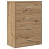 vidaXL Aparador Roble artisan 60 x 31 x 84 cm Madera de ingenier&iacute;a