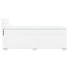 vidaXL Cama box spring con colchón cuero sintético blanco 80x200 cm