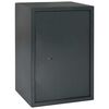 vidaXL Caja Fuerte con cerradura Gris oscuro 35 x 31 x 50 cm Acero