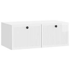 vidaXL Mueble para TV de pared Brillante 78,5 x 41 x 30 cm