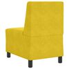 vidaXL Sof&aacute; modular sin brazos amarillo 55 cm terciopelo