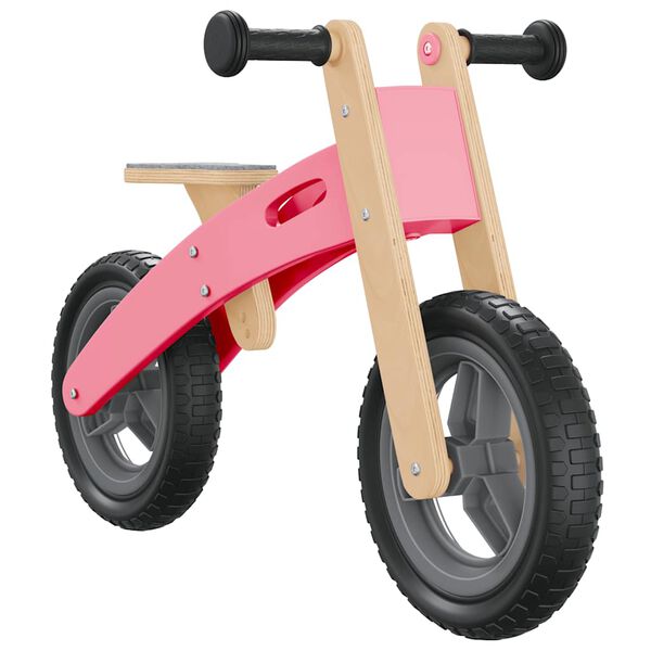 vidaXL Bicicleta sin pedales para niños rosa