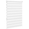 vidaXL Estor cebra blanco 100x150 cm tejido ancho 95,9 cm poliéster
