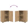 vidaXL Conjunto de mueble de TV 4 pcs Roble artesanal