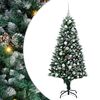 vidaXL &Aacute;rbol de Navidad artificial Verde 150 cm PVC, Acero y Pl&aacute;stico