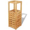 vidaXL Parag&uuml;ero 18x18x50 cm madera maciza de nogal