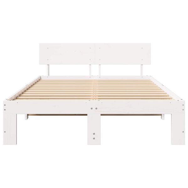 vidaXL Estructura de cama 120 x 200 cm Madera de pino macizo