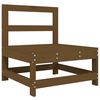 vidaXL Juego de muebles jard&iacute;n 7 pzas madera maciza pino marr&oacute;n miel