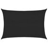 vidaXL Toldo de vela negro HDPE 160 g/m&sup2; 3,5x5 m