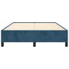 vidaXL Estructura de cama sin colchón terciopelo azul oscuro 140x200cm