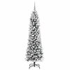 vidaXL &Aacute;rbol de Navidad artificial 210 cm PVC, Metal y Pl&aacute;stico