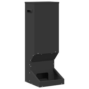 vidaXL Comedero para ciervos Negro 28 x 30 x 80 cm 3 kg