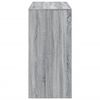 vidaXL Mesa alta de bar madera ingeniería gris Sonoma 102x50x103,5 cm