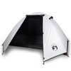 vidaXL Tienda de campa&ntilde;a igl&uacute; 2 personas tela opaca impermeable blanco