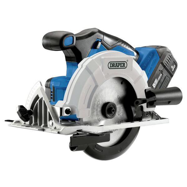 Draper Tools Sierra circular sin escobillas con bater&iacute;a D20 3Ah 20V
