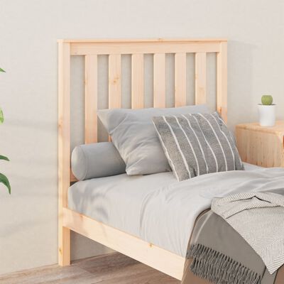 vidaXL Cabecero de cama madera maciza de pino 96x6x101 cm