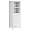 vidaXL Mueble de ba&ntilde;o BERG madera maciza de pino blanco 40x34x110 cm