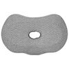 vidaXL Coj&iacute;n para el Cuello Color s&oacute;lido Gris 53 x 34,5 x 10,5 cm