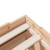 vidaXL Estructura de cama sin colch&oacute;n apilable 100x200cm madera maciza